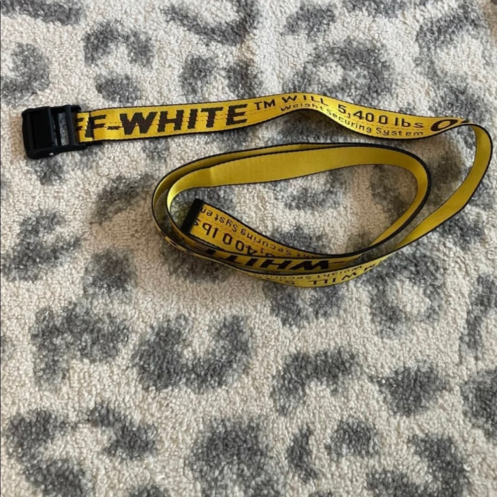 Copy of an off-white belt and has never been worn